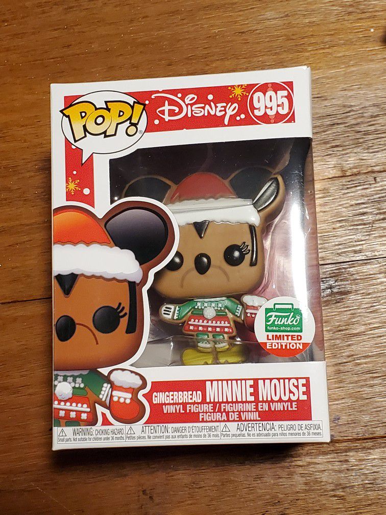 Gingerbread Minnie Mouse Limited Edition Funko Pop