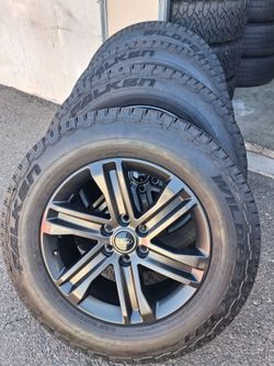 2025 NEW OEM ORIGINAL TAKEOFFS FORD F-150 SPORT 20 INCH TIRES FALKEN WILDPEAK H/T 99.99 % $ 1,499