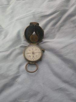 WWI brass compass