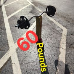 $100 Used Weight Plates 100POUNDS + used Curl Bar. Delivery fee