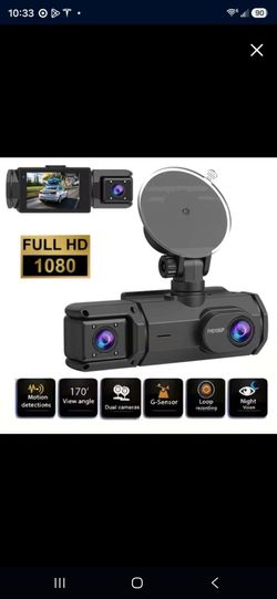 1080P Dual-Channel Front And Rear  Dash Cam