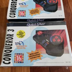 Sega Genesis 2x Quickshot Arcade Stick Controller Turbo