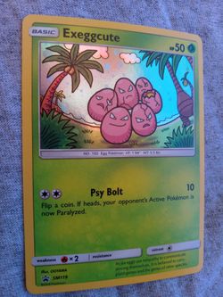 Pokémon Exeggcute SM Promo 119