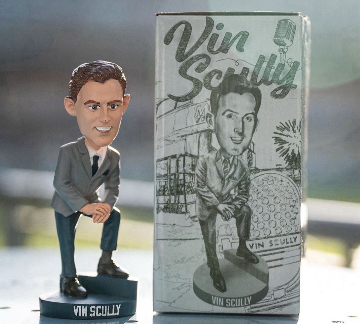 Vin Scully Bobblehead Sga 2025 Dodgers
