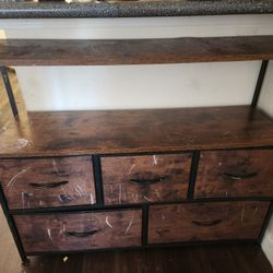 Shelf With Drawers