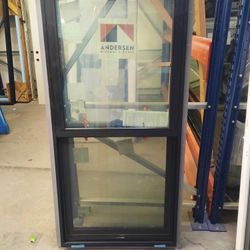 Andersen Bronze Vinyl Single Hung Window 35 1/2 X 55 1/2