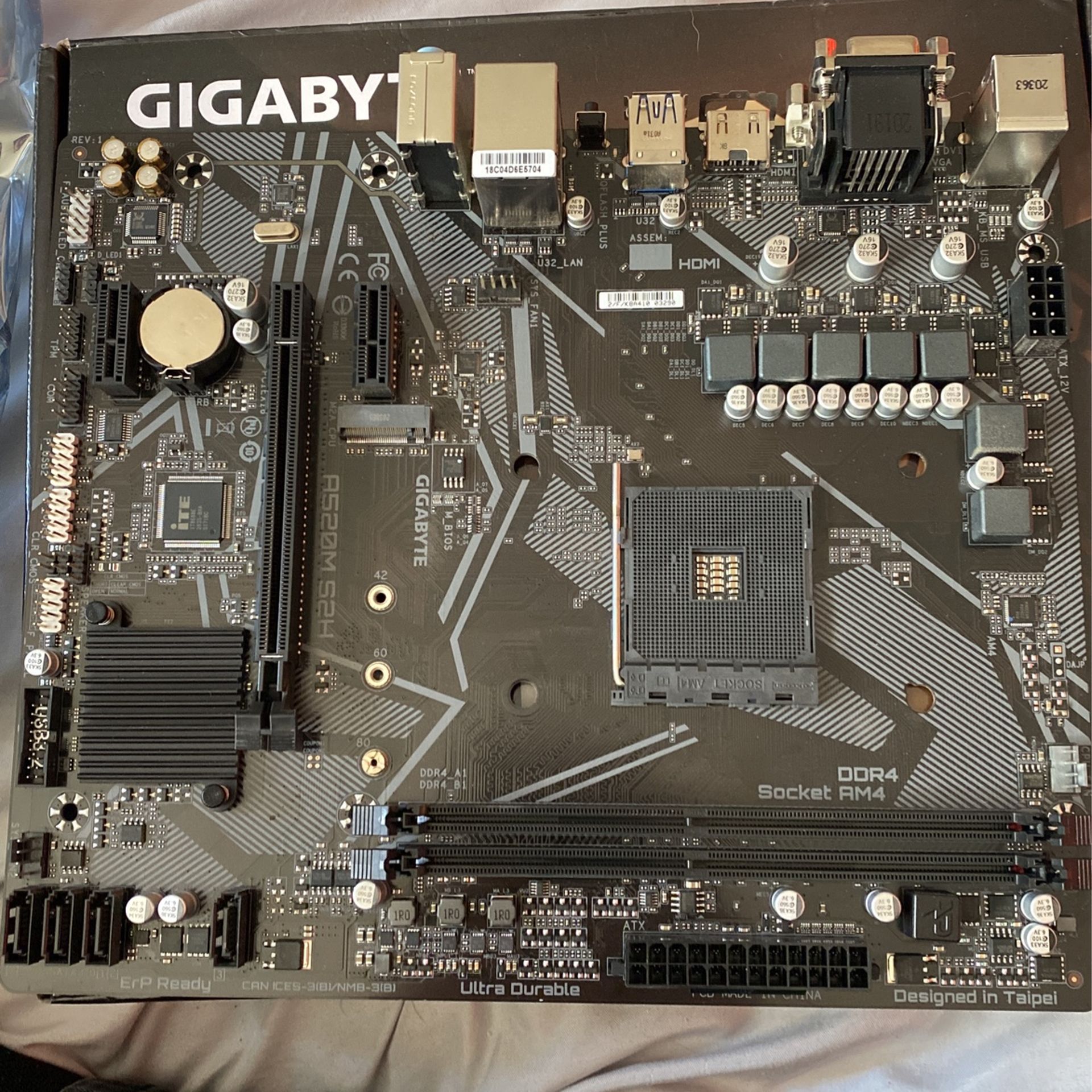 GIGABYTE A520M S2H Motherboard
