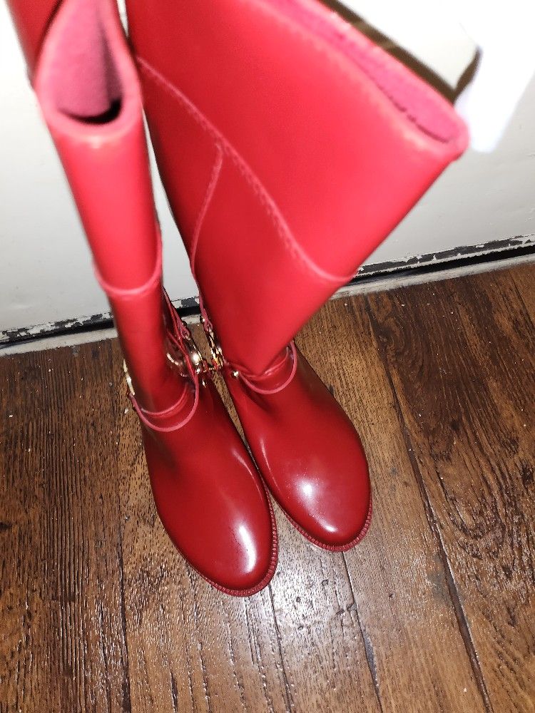 LADIES RUBBER BOOTS BY MICHAEL KORS 