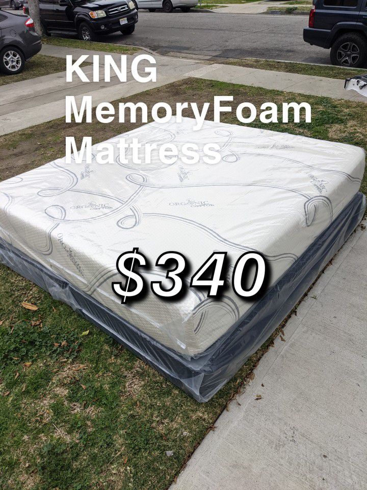 New King Gel Memory Foam Mattress Only $340