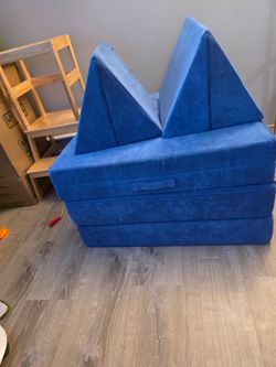 Blue Kids Modular Foam Play Couch **Pending**