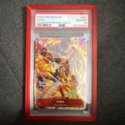 One Piece Card Game Sabo PSA 10 Gem Mint