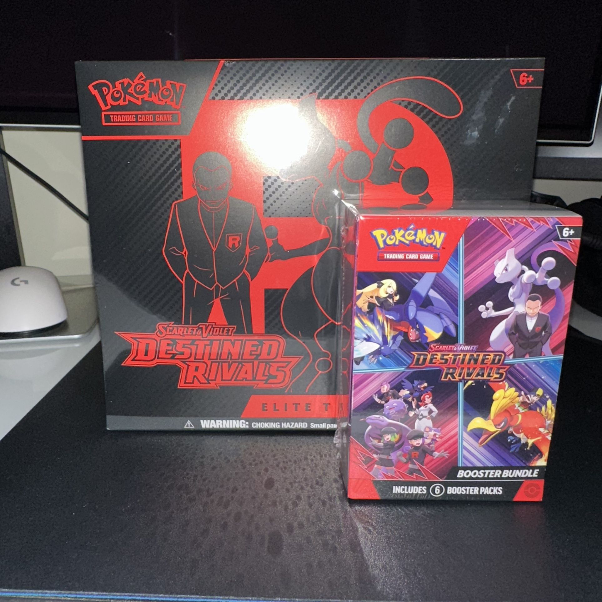 Pokemon Destined Rivals ETB + Booster Bundle (6 Pack)
