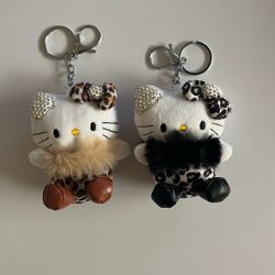 Hello Kitty Leopard Plush Keychains – $12 Each