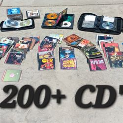Amazing Music Collection 200+ CD's Hip-Hop, Rock, Etc!