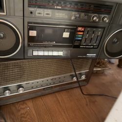 Old School Radio Boom Box 