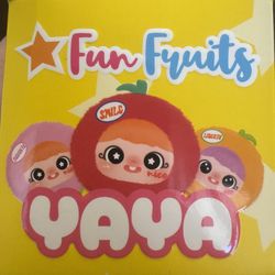 Yaya Fun fruits -Scented confirmed ( opened box) but sealed packages