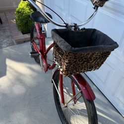 Electra “The Betty” CANDY APPLE RED with FLAMES 3-Speed Cruiser