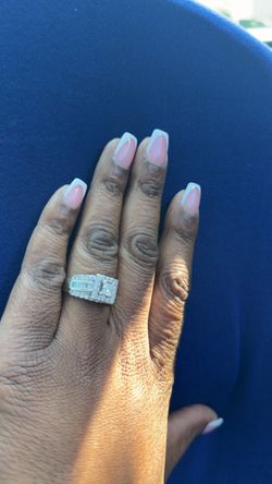 14k diamond engagement band