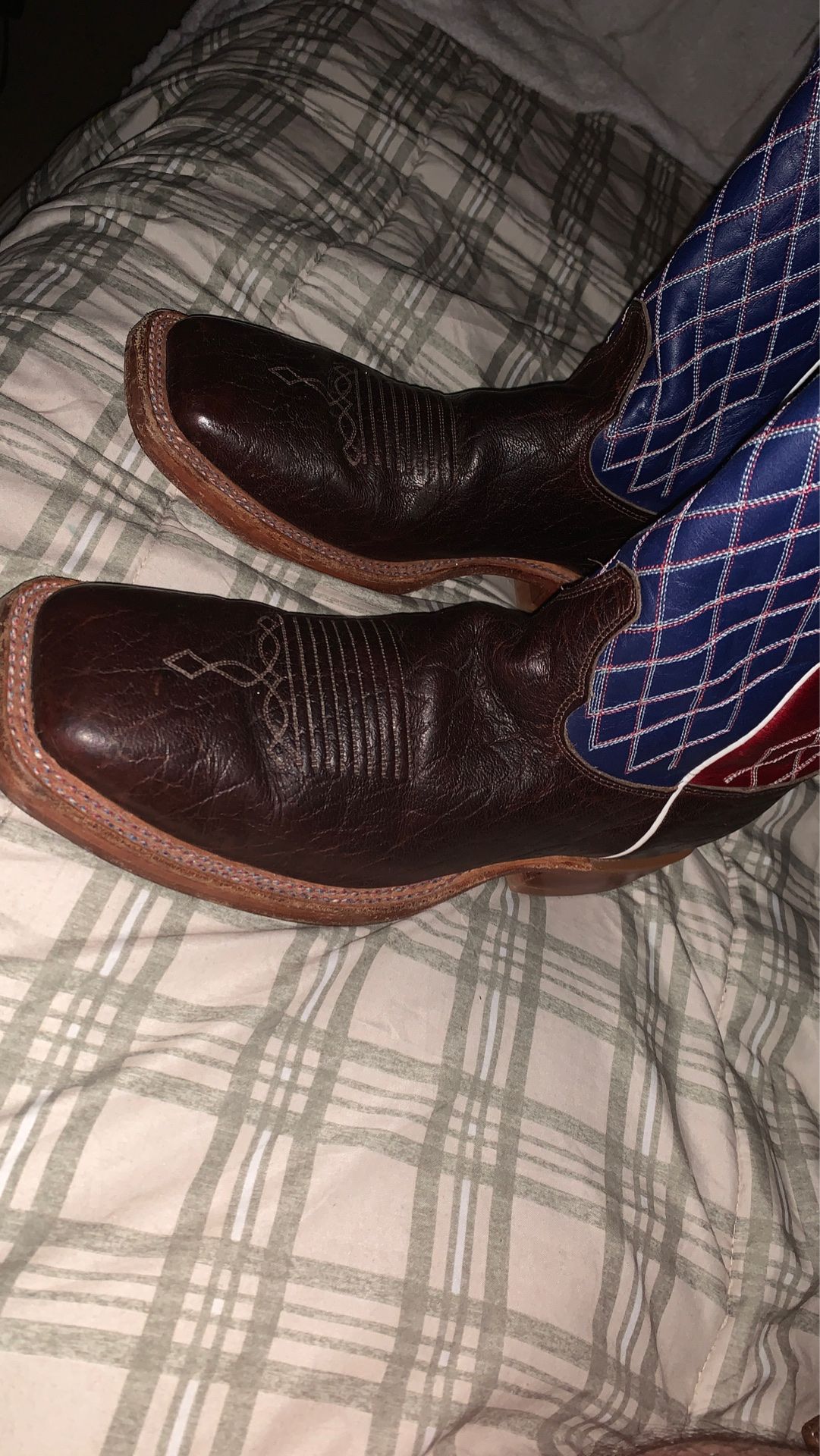 BR400 Justin Men's Bent Rail Western Boots