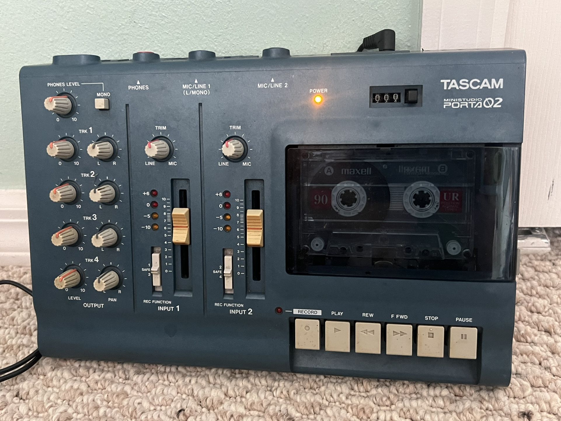 Tascam Porta 02 4 Track Cassette Recorder