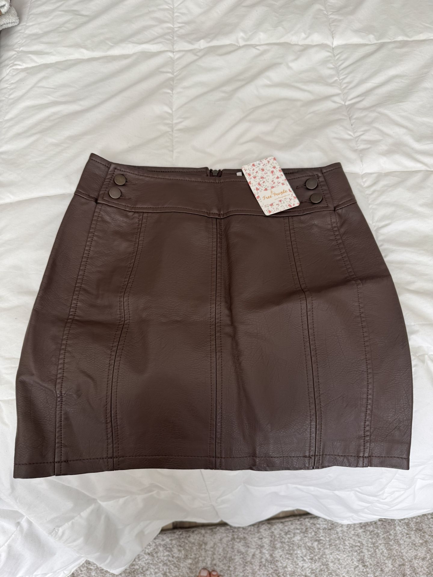 Free People Brown Skirt
