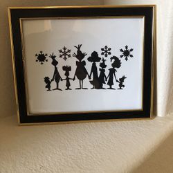 Silhouette picture, 8 x 10