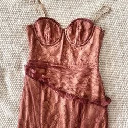 👗 Majorelle Dress – $50 | Size Small Brick Color | Worn Once | Excellent Condition