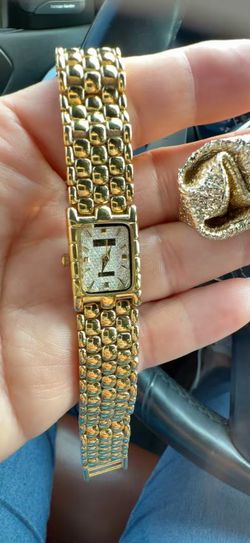 Paolo Gucci watch gold tone vintage