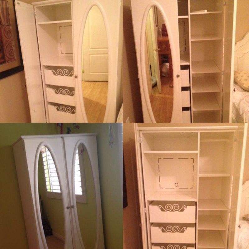 White armoire from Bombay Kids