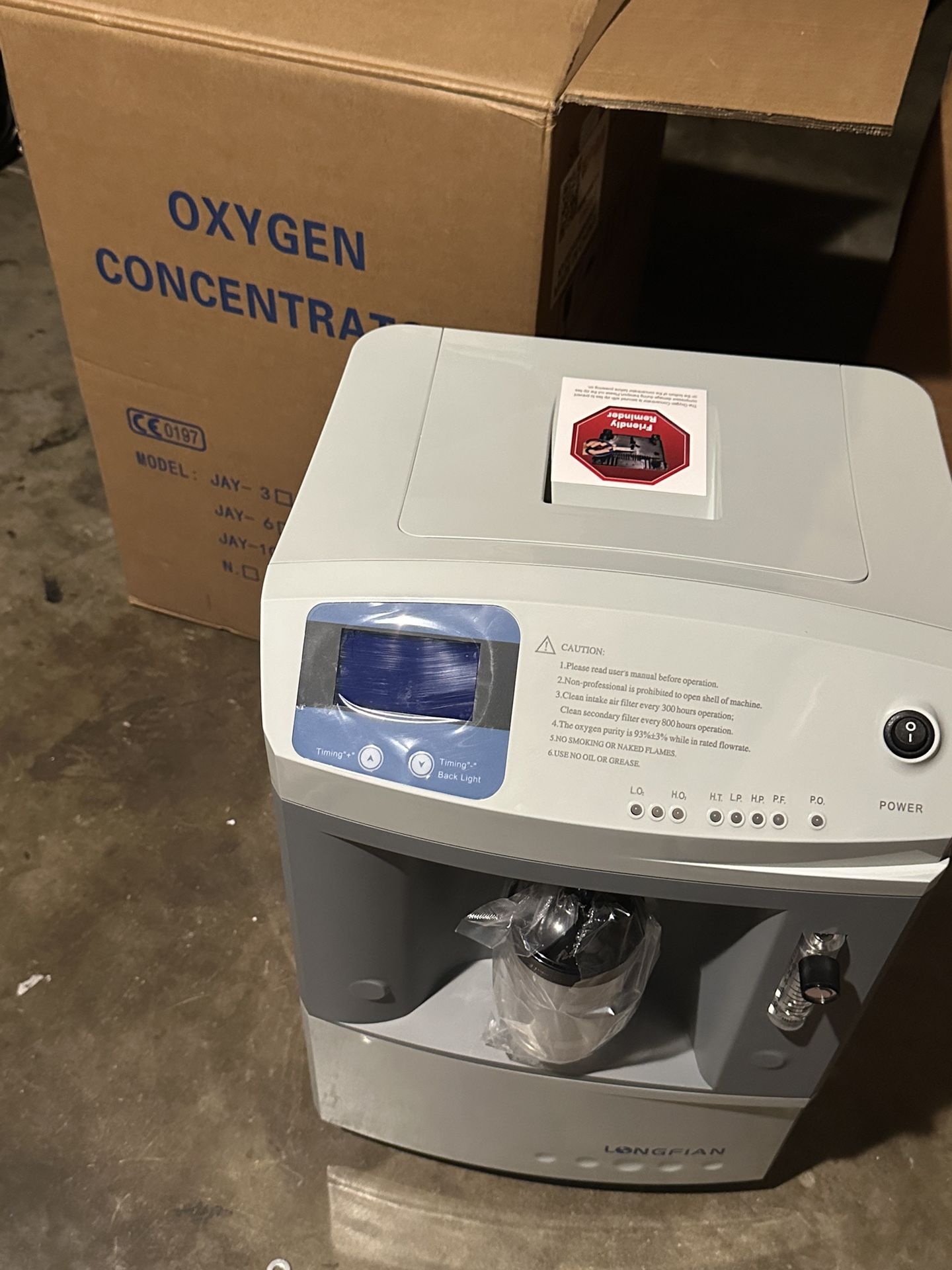Home O2 Machine Tank Replacement 10L