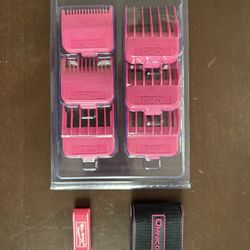 Pink Clipper Magnetic Gaurds & Rubber Grips