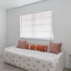 Twin bed with storage