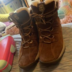 Timberland Hiking Boots Suede Brown Like New