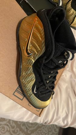Gold And Black Foamposite