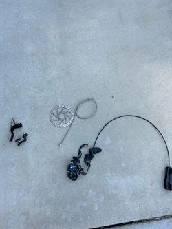 Assortment of bike parts