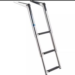 3 Step Boat Ladder Stainless Telescoping Ladder Swim Step 
