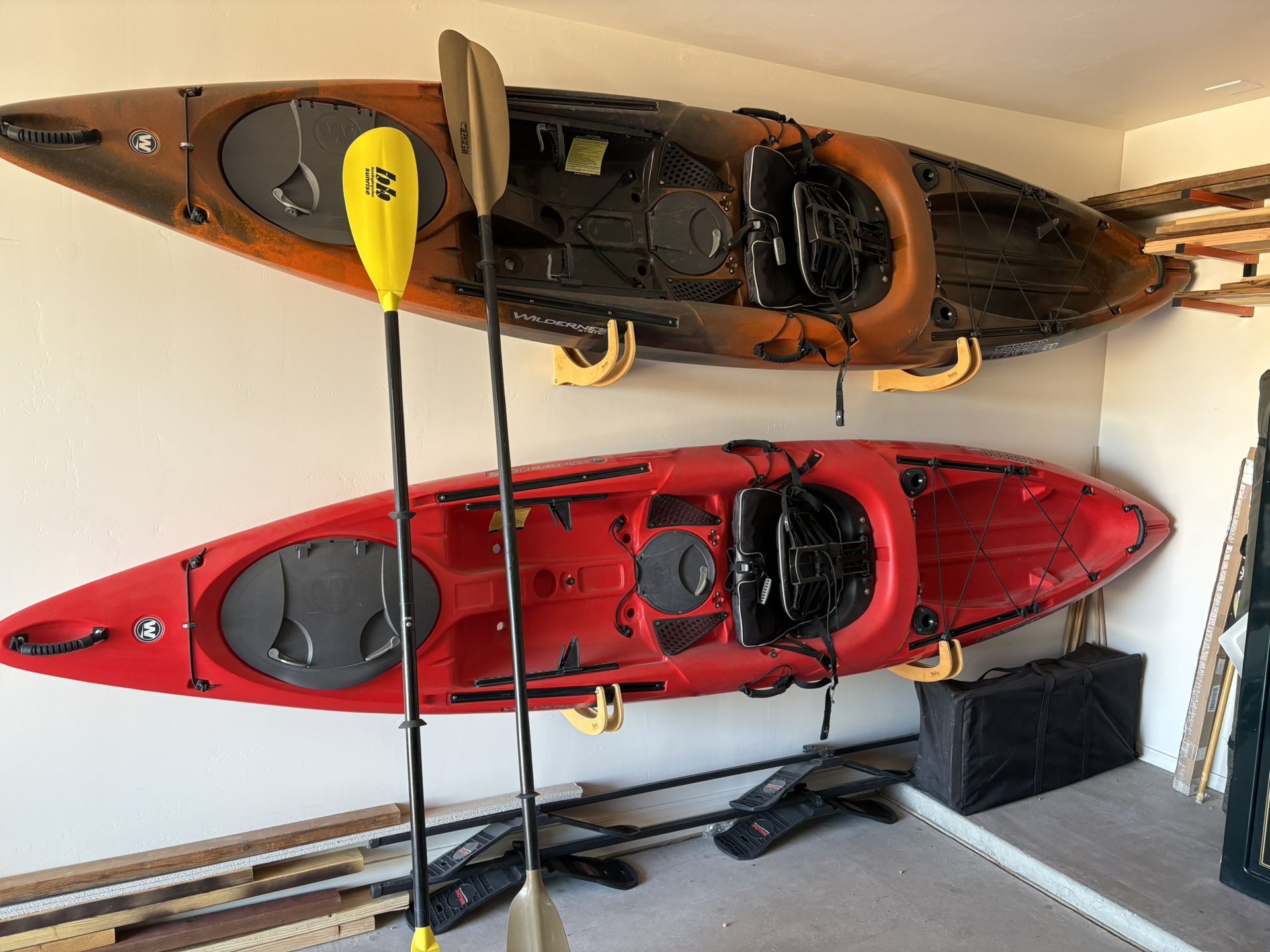 Two Fishing Kayaks For Sale