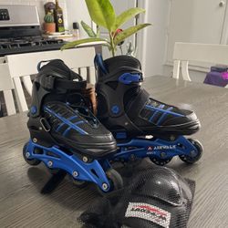 Skates And Knee Guards 