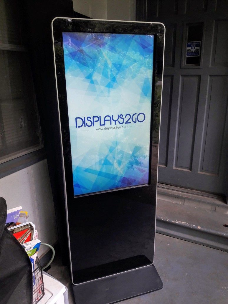 ** DISPLAYS2GO 43" INTERACTIVE TOUCH SCREEN KIOSK ANDROID OS** $1200