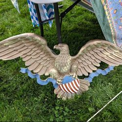 Vintage Eagle With Shield 