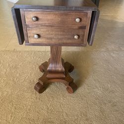 Drop Leaf End Tables Pair