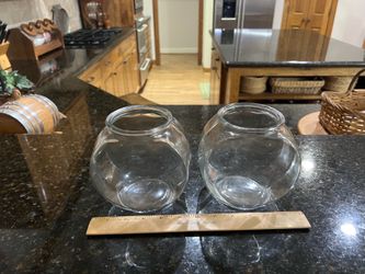 Pair of Small Fishbowls