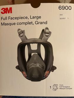 Large face piece respirator