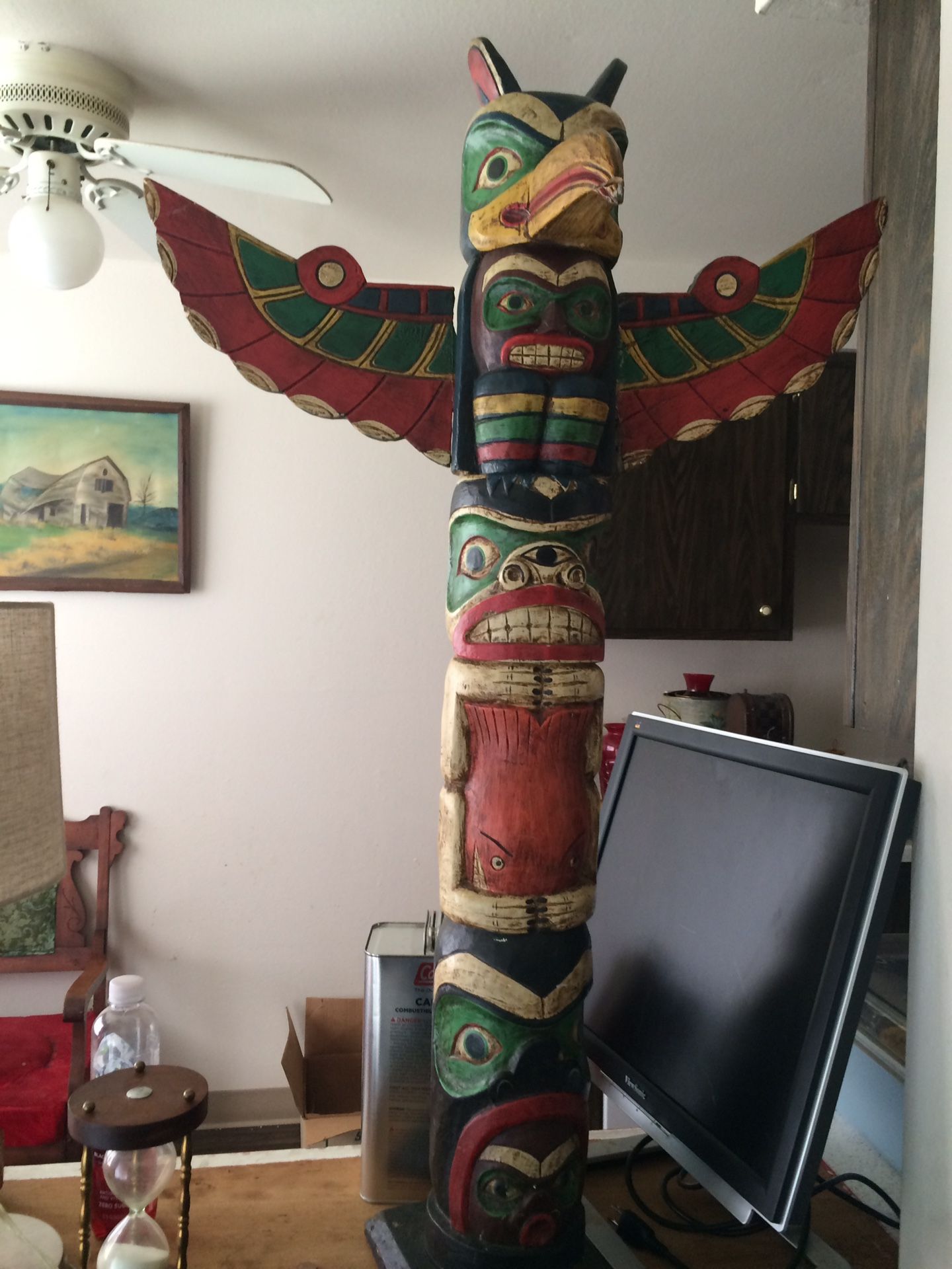 Antique totem pole for sale in bothell wa offerup