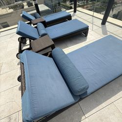 Skyline Design Pool Chaise Lounge Chairs Wicker