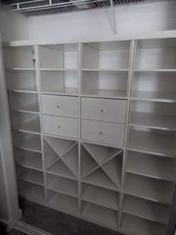 Ikea KALLAX shelf with inserts