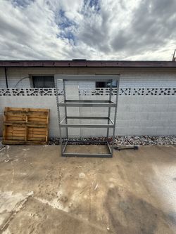 Gray Industrial Shelf