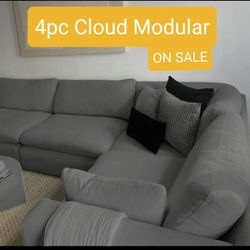 Cloud Modular Sectional Couch Sofa 