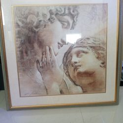 Large Richard Franklin "TO GO  BEYOND" Print Signed 