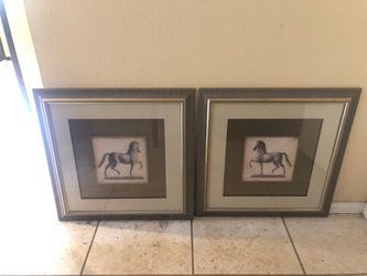 2 Rare Framed Horse Seriolithographs!